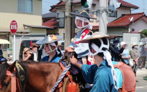 相馬野馬追騎馬武者行列(少女)画像