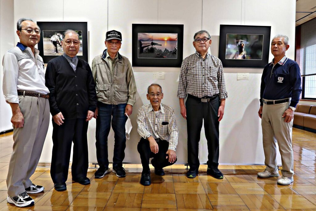 左から　山崎・坂本・雨野・吉田・駒米・岡山